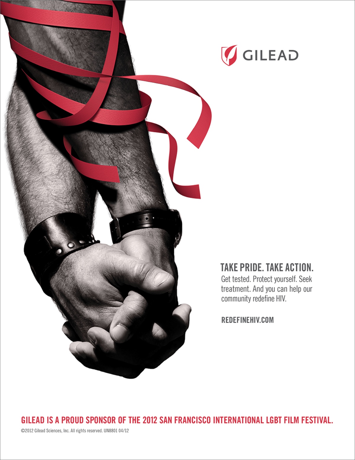 Image of Redefine HIV print ad